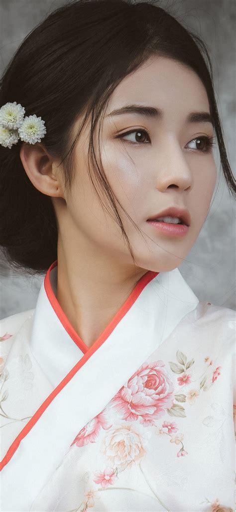 young woman in japanese